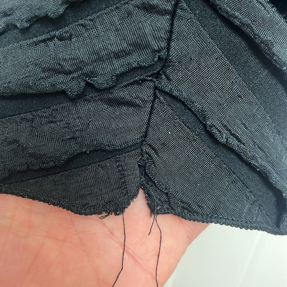 Black Ruffle Tank - Picture 3 of 5